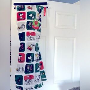 Peanuts Snoopy Holiday Christmas 60x 70 inch Extra Long Soft Throw New with Tags